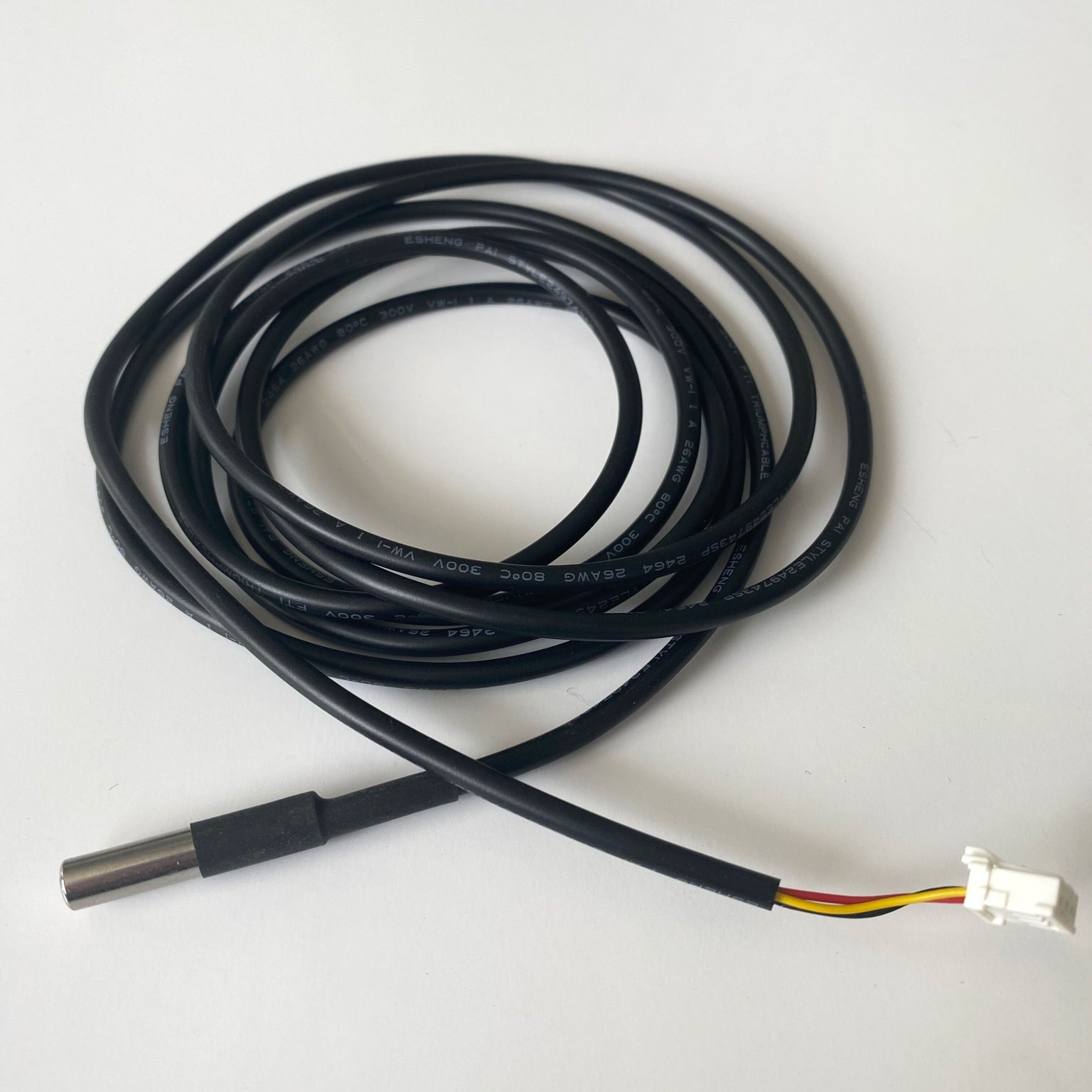 Waterproof DS18B20 digital probe with heat shrink